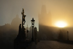 Foggy  Morning on Charles Bridge