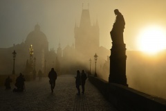 Foggy Morning on Charles Bridge